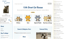 Desktop Screenshot of 13thstcats.org